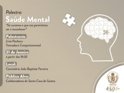 Treinadora comportamental realiza palestra sobre saúde mental